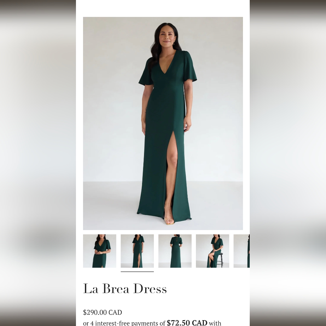 Park And Fifth Mauve La Brea Dress